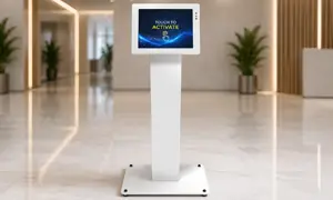 XIPHIAS product showcase featuring HD videos and interactive 3D visuals that create an immersive brand experience across all display screens.