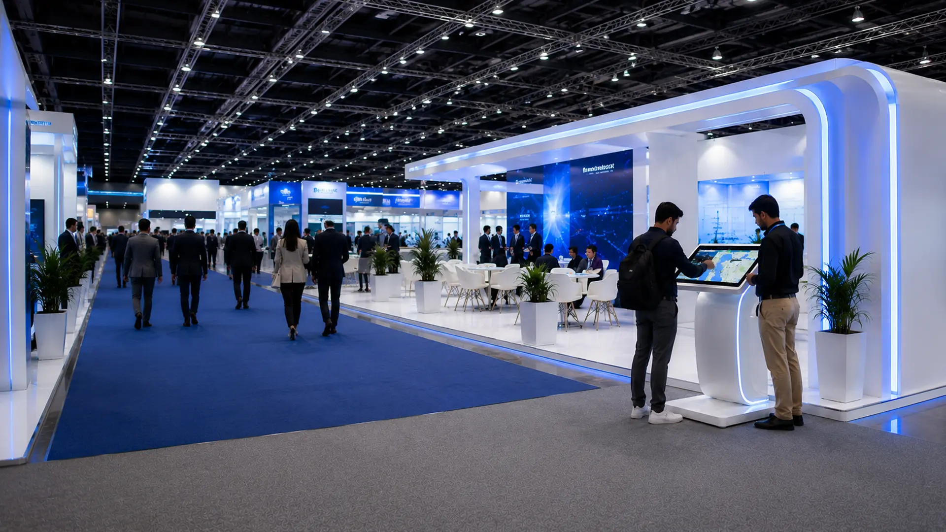 XIPHIAS Exhibition Kiosk for interactive brand displays at expos