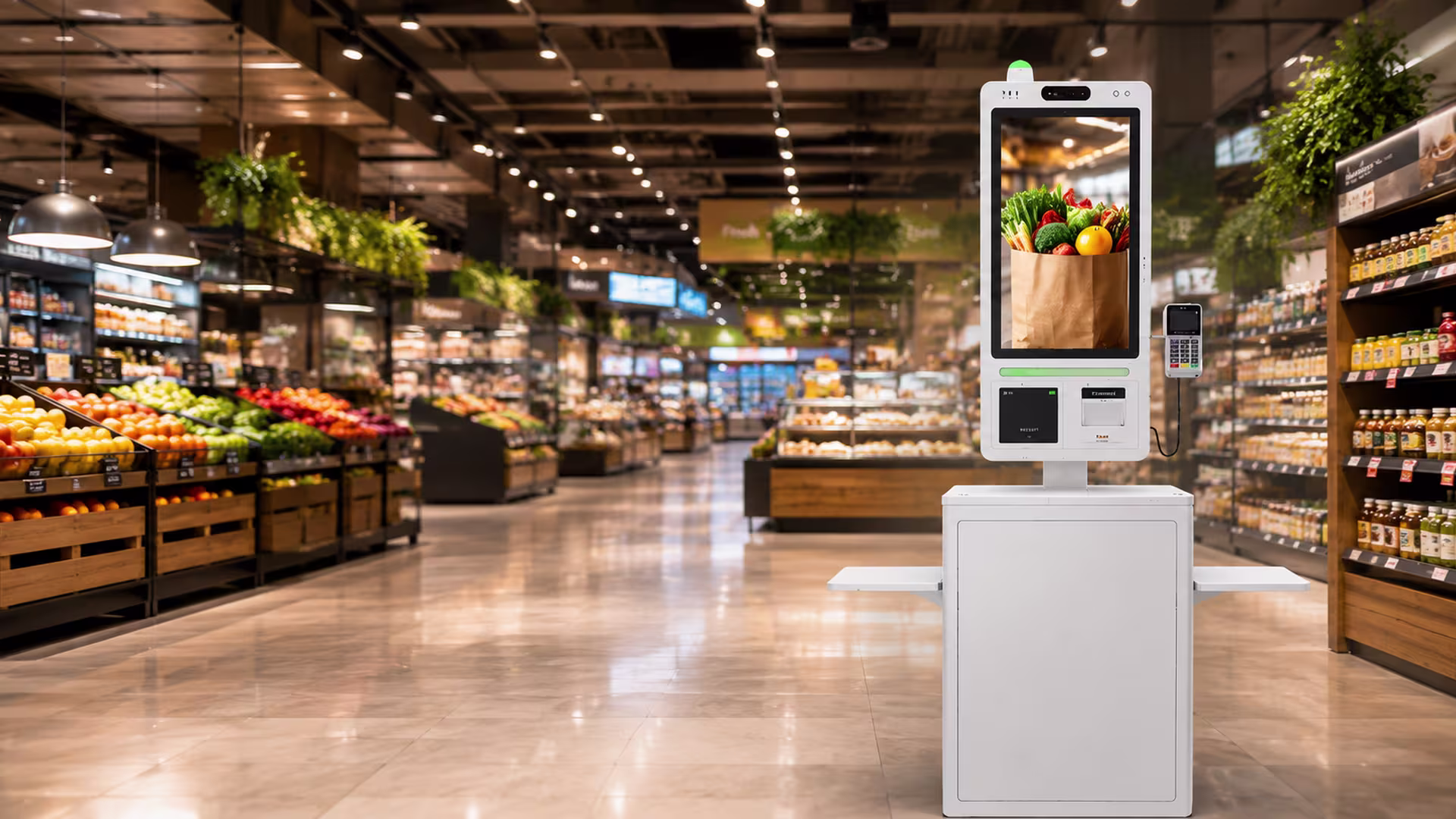 XIPHIAS Retail Kiosk for product browsing, price check, and ordering