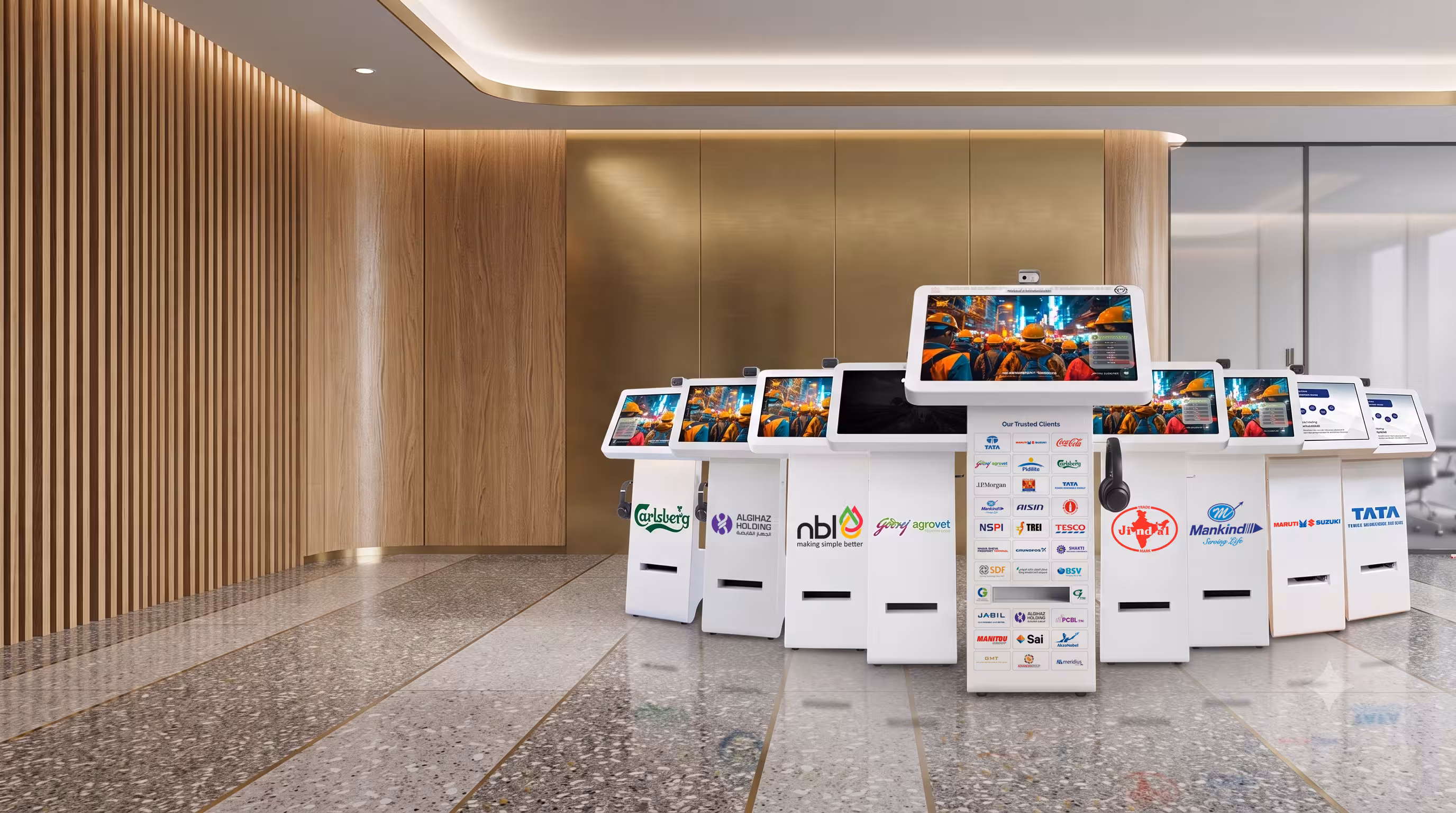 XIPHIAS self-ordering kiosk with touchscreen menu and contactless payment